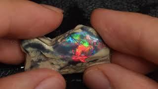 BLACK OPAL | BLACK OPAL RAW FROM AUSTRALIA | 澳洲黑Opal 石料 | 黒いオパール