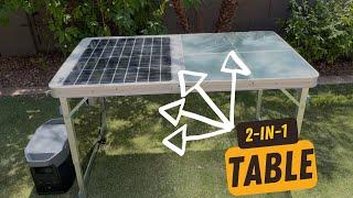 Unleash the Power of the Sun with GoSun's Solar Table 60 - The Ultimate Outdoor Energy Solution!