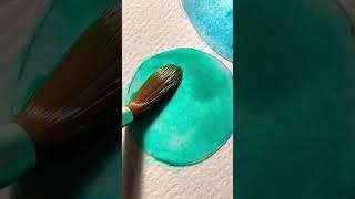 if you suck at watercolor, try this(part 6)#shorts