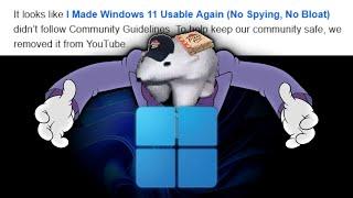 Making Windows Great Again (No Bloat, No Spying)
