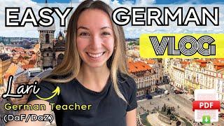 NEW German Learning Vlog for Absolute Beginners | Comprehensible Input (im Urlaub)