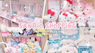 japan vlog  sanrio shopping, store tour, gachapon, eating curry, cinnamoroll 