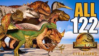 All 122 Dinosaurs | All DLC Timecodes | Jurssic World Evolution 2