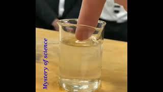 Magic to make liquid to solid #short #mystery of science