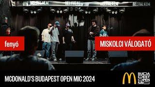 McDonald's Budapest Open Mic válogató – Miskolc // fenyó: szólamokk