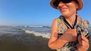 VR 360° Beach Walking | La Marina Beach | Virtual 3D Walking Tour | 25 08 2024 | 5.7K 60 FPS