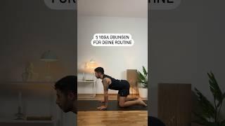 YOGA ROUTINE: 5 Übungen für Beweglichkeit & Wohlbefinden #yogafüranfänger #yogaroutine  #unbeweglich