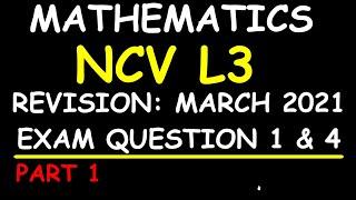 MATHEMATICS NCV LEVEL 3 EXAM REVISION PART 1