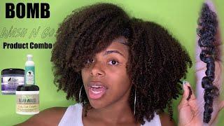 Bombb New Product Combo...Best Wash n Go Results | Type 4a/4b hair