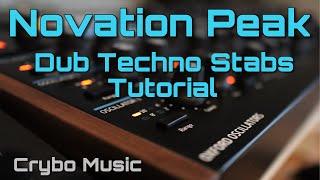 Novation Peak Dub Techno Stab Tutorial