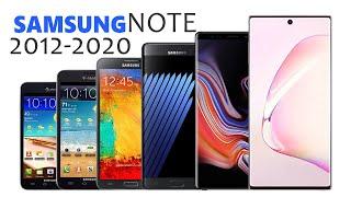 Samsung Galaxy Note PHONES EVOLUTION, SPECIFICATION, FEATURES 2012-2020 || FreeTutorial360