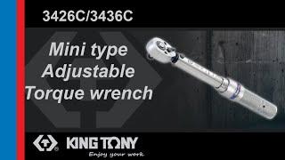 KING TONY-3426C Mini Type Torque Wrench