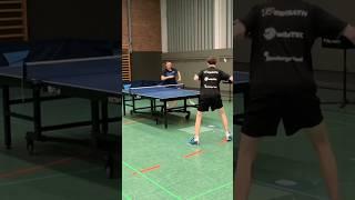 Krasser Reflex meines Gegners!  #tabletennis #defense #reflex