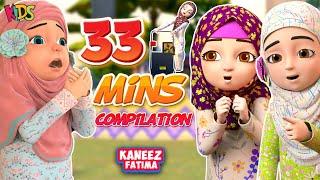 Raiqa Aur Areeba Compilation |  Kaneez Fatima Cartoon  | Urdu Islamic Cartoon Series | 3D Animation