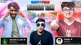  Souvik D VS Goblin Biggest TDM Fight in BGMI | eSports Player VS Classic Plyer in PUBG Mobile