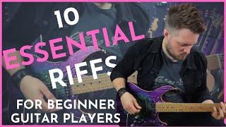 10 Essential Riffs for Beginner Guitar Players