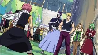 Fairy Tail | Laxus beats Natsu with One Punch [ENG DUB]