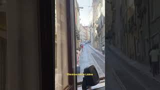 Iconic yellow tram ride through Alfama in Lisboa. #portugal #lisboa