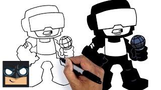 How To Draw Tankman | Friday Night Funkin