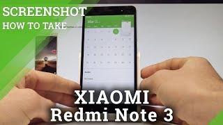 How to Capture Screen on XIAOMI Redmi Note 3 - Take Screenshot |HardReset.Info