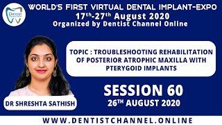 Troubleshooting Rehabilitation of Posterior Atrophic Maxilla with Pterygoid Implants | Session 60