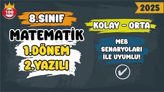 8. Sınıf Matematik 1.Dönem 2.Yazılı Soruları #2