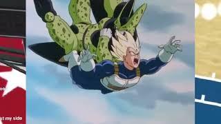 perfect cell's theme but vegeta is randomly getting hit in the spine