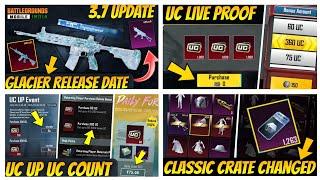 HURRY UP ₹15 ME 6000 UP UC TRICK | M4 GLACIER COMING IN 3.7 UPDATE | NEXT CLASSIC CRATE IS HERE