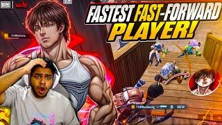 WORLD's FASTEST FAST- FORWARD PLAYER IS CHEATING ?? MAX GAMING BEST MOMENTS IN PUBG MOBILE