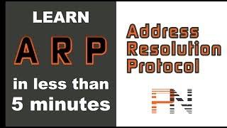 Address Resolution Protocol (ARP) in less than 5 minutes