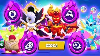 Gioco con TUTTE le OVERDRIVE SKIN e Scalo! Brawl Stars ITA!