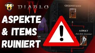 UNBEDINGT VERMEIDEN in Diablo 4! Fast JEDER nutzt ASPEKTE FALSCH