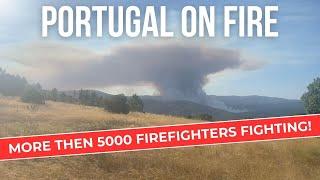 Portugal Wildfires 2024 - Fundao, São Vicente da Beira, Louriçal do Campo and Silvares