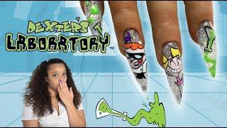 Draw DEXTER & DEE DEE With Me! | Cartoon Nail Art TUTORIAL