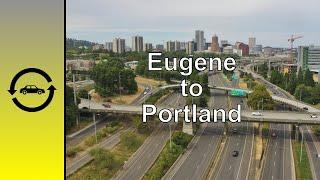 Eugene, OR to Portland, OR Drive-Lapse