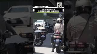 US Vice President JD Vance arrives in Los Angeles to tour federal facility following weeks of arrest