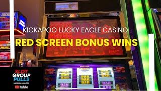 VGT Slot Red Screen Bonus Games $15 Spins at Kickapoo Lucky Eagle