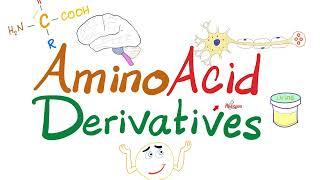 Amino Acid Derivatives - Histamine, GABA, Niacin, Serotonin, Melatonin, Dopamine, Nor-Epi, Epi