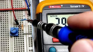 Bonus vid measuring 3V6 zener diode that helps steady trimpot output