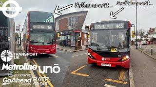 [CHALLENGE] Northernmost to Southernmost point of the TfL Bus Network!