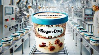 How HAAGEN DAZS Ice Cream is Made in the Factory