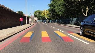 3D Road Markings in London with PREMARK preformed thermoplastic