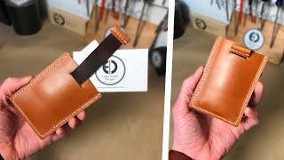 How to Make a Leather Pull Tab Card Wallet