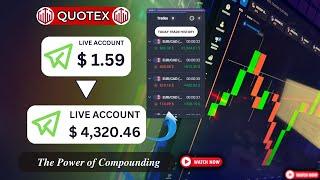 "How I Turned $1 into $4320 with Trading Zone!" | #trading #stockmarket #quotex #tradingstrategy