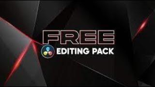 The BEST FREE EDITING PACK FOR DAVINCI RESOLVE (Fortnite Editing Pack)