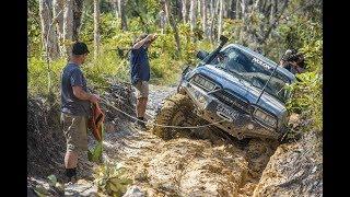 Badly BOGGED on the beach! Ruts, mud and rocks: EPIC 5 Rocks adventure