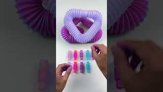 Changing colors Odd-ASMR POPs #diy #satisfyingvideos #relaxing #creative #oddasmr #insideout #colors