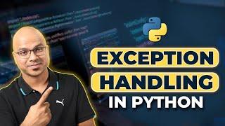 #63 Python Tutorial for Beginners | Exception Handling