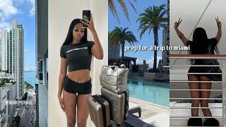 prep w me for a trip to miami | summer glow up, traveling to miami, packing, maintenance, bnb tour