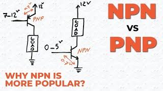 Why NPN transistors are more often used in circuits?